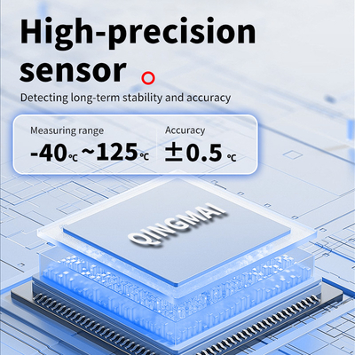 Professional Digital Thermometer LX935T with Dual External Probes Large LED Screen  for Pool Sauna Aquarium Home Industrial Use
