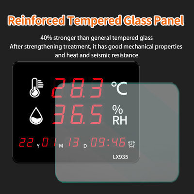Baby Thermometer Digital Thermometer High Sensitive Temperature and Humidity Meter With Clcoks Temperature Sensor Greenhouse
