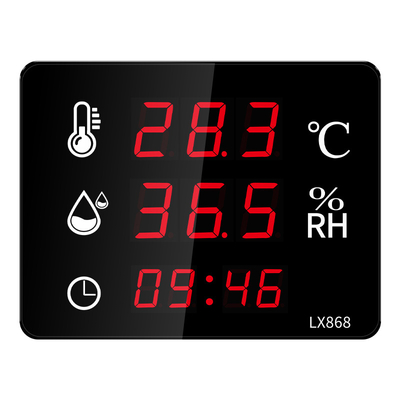 Electronic Temperature and Humidity Meter Household Indoor Industrial High-precision Display Wall Mounted Outdoor Thermometer