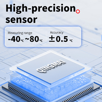 LX915T-A QMZMRCLT High Accuracy Water Thermometer Digital - Dual External Probes Big Screen for Swimming Pool Sauna Room Indoor