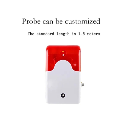 LED Display Temperature and Humidity Meter Temperature Hygrometer Air Quality Monitor Probe Alarm Clock External for Outdoor