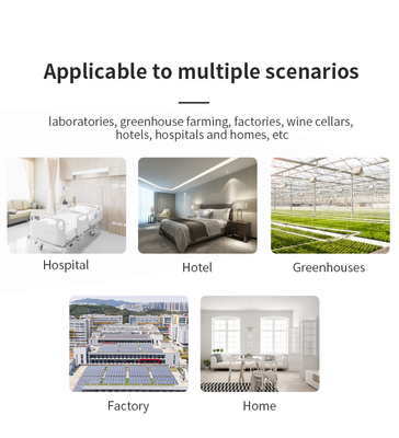 Large Digital Indoor Temperature Humidity Sensor Industrial Outdoor PM2.5 Formaldehyde air Quality Monitor Thermometer