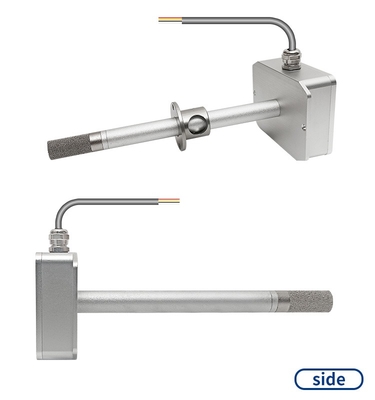 FG7010 temperature and humidity sensor pipeline transmitter with high-temperature resistant wall mounted threaded metal casing