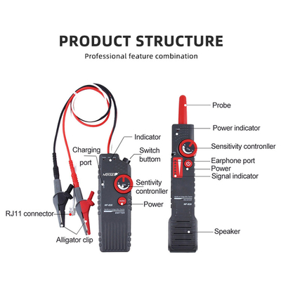 High Voltage Underground Wire Detector Telephone Line Cable Wall Underground  Cable  Tester