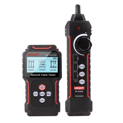 3.7V Lithium Battery Cable Tester - Network Line Tester with LCD Display for RJ45/Phone Wires, Portable Wire Detector Tool
