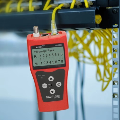 NF-308S RJ45 RJ11 CAT5 CAT6 LCD Cable Tracker LAN Cable Length Tester and Fault Tester Fiber Optic Equipment