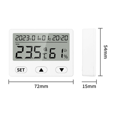 New Mini Digital Temperature and Humidity Meter Temperature Sensor Instrument Household Weather Station Indoor Smart Home LCD