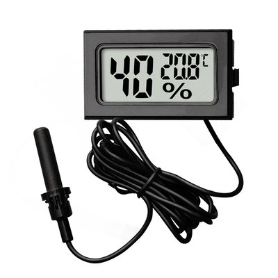 Mini LCD Digital Thermometer Hygrometer Indoor Car Refrigerator Climbing Pet Dig Humidity Temperature Meter