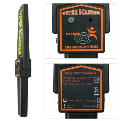 MD-3003B1Adjustable Handheld Metal Detector High Sensitivity with Sound Vibration Alarm for Airport Court Body Security Scanner