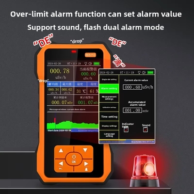 Modern Household Geiger Counter ABS Nuclear Radiation Detector for Radioactive Dose Radiation Survey Meter for X Beta Gamma Ray