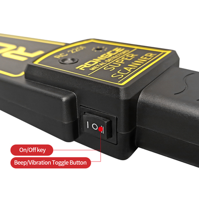 New Portable Handheld Metal Detector with Rechargeable Battery for Examination Room Airport Station Security Protection Scanner