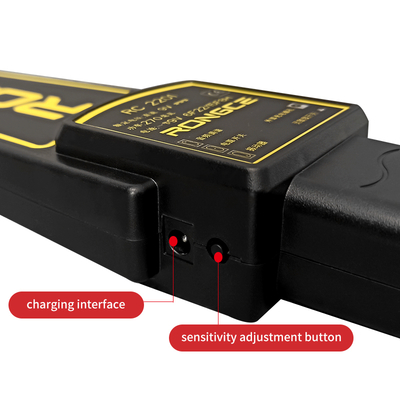 New Portable Handheld Metal Detector with Rechargeable Battery for Examination Room Airport Station Security Protection Scanner