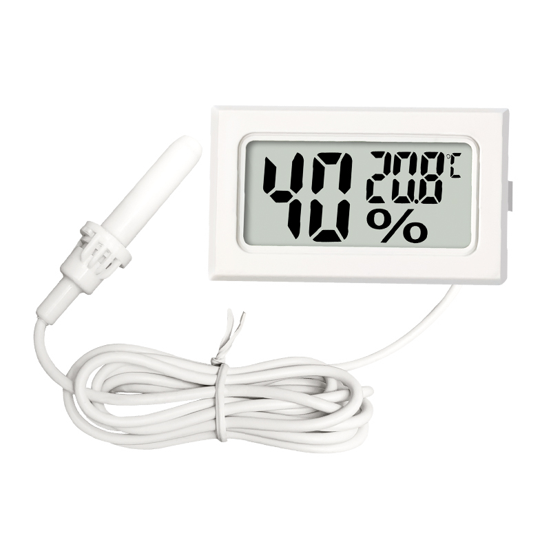 Mini LCD Digital Thermometer Hygrometer Indoor Car Refrigerator Climbing Pet Dig Humidity Temperature Meter